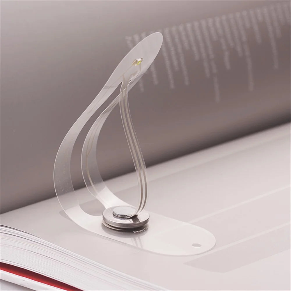 Ultra-thin LED Book Light Reading Lamp Mini Bookmark Light - 4