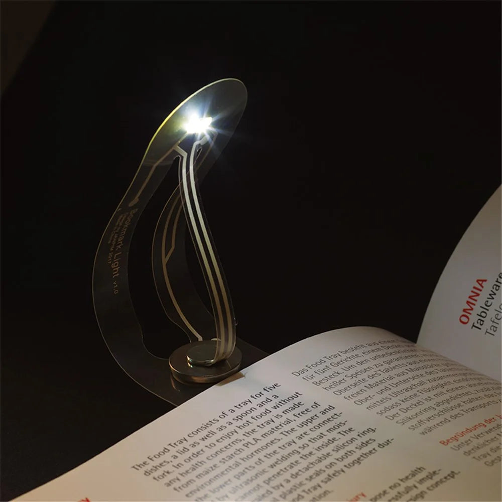 Ultra-thin LED Book Light Reading Lamp Mini Bookmark Light - 5