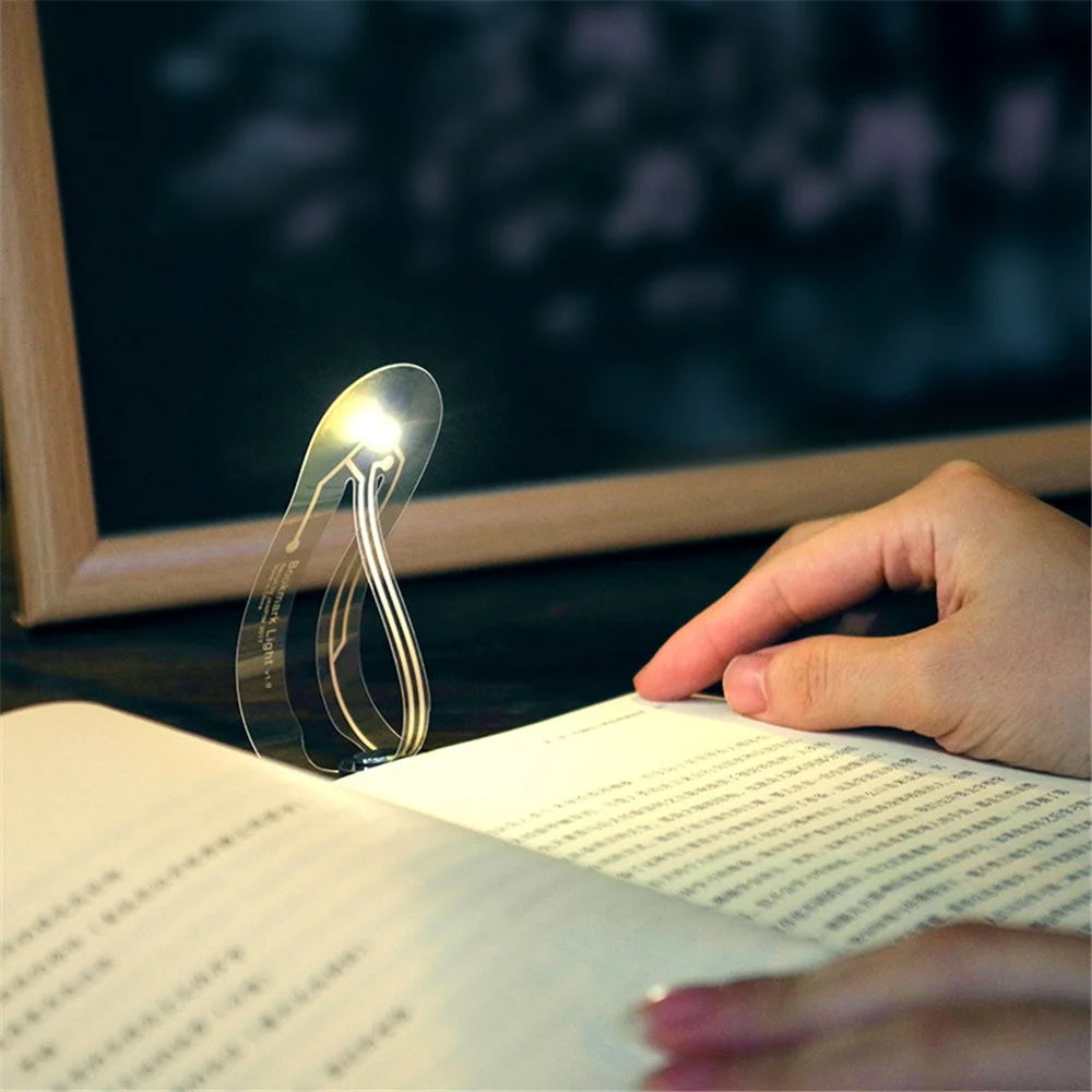 Ultra-thin LED Book Light Reading Lamp Mini Bookmark Light - 6