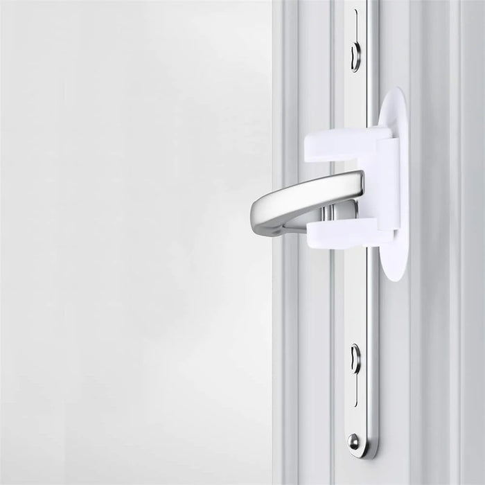2PCS Door Handle Safety Lock Child Safety Door Lever Lock with Adhesive - 3
