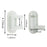 2PCS Door Handle Safety Lock Child Safety Door Lever Lock with Adhesive - 6