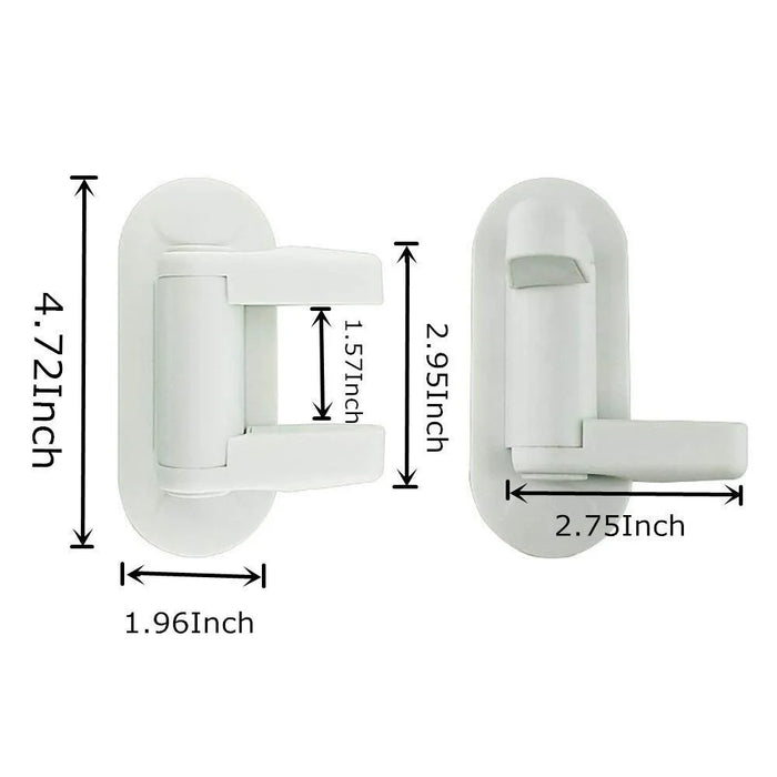 2PCS Door Handle Safety Lock Child Safety Door Lever Lock with Adhesive - 6