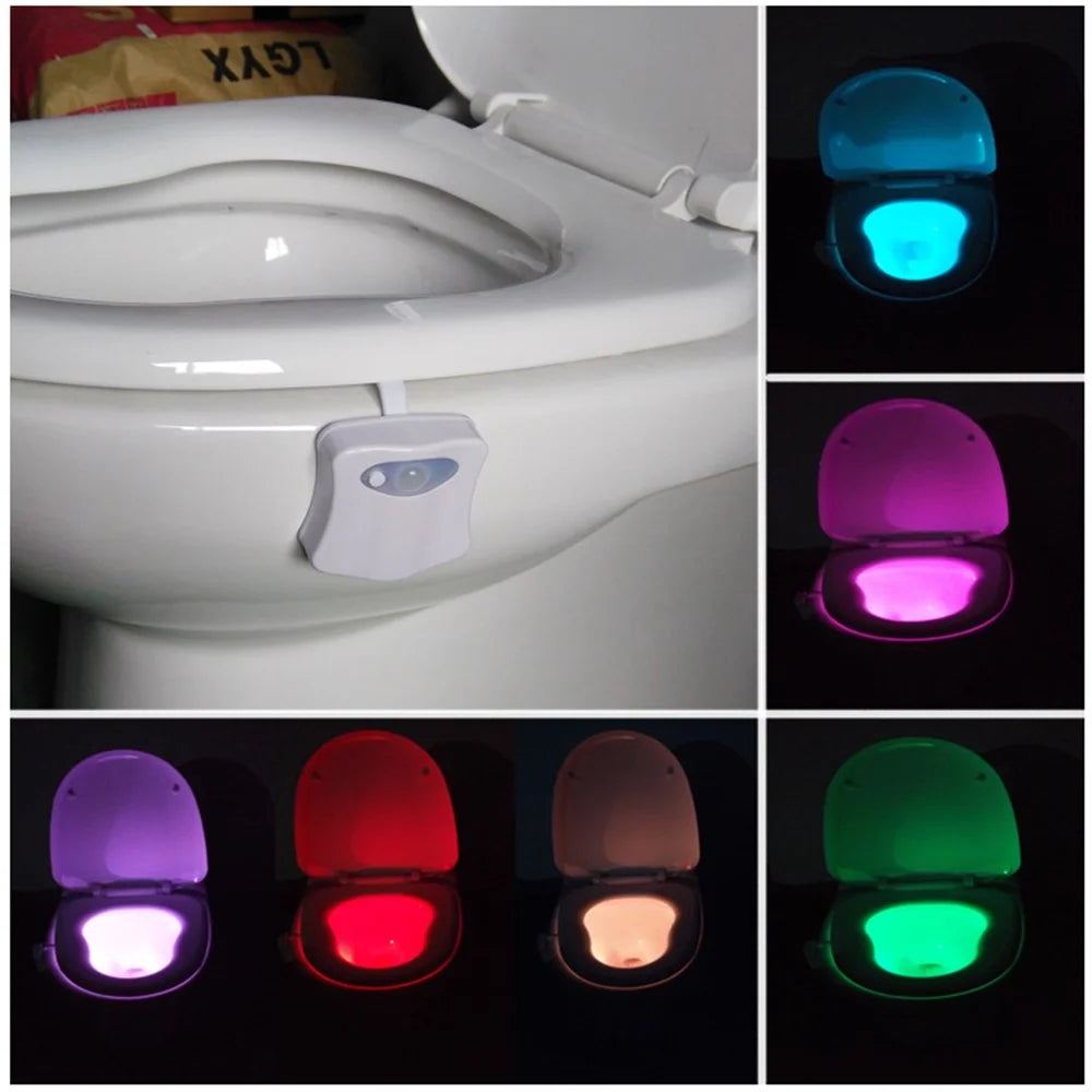 LIGHTBOWL 8-color Motion Sensor Induction Toilet Night Light - 1
