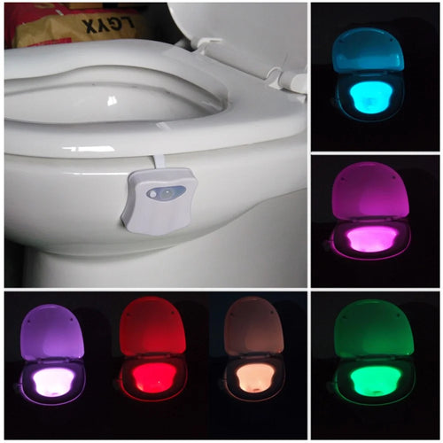 LIGHTBOWL 8-color Motion Sensor Induction Toilet Night Light - 1