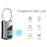 Intelligent Waterproof Fingerprint Luggage Suitcase Backpack Lock - 2