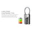 Intelligent Waterproof Fingerprint Luggage Suitcase Backpack Lock - 7