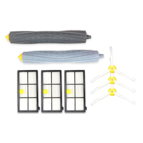 Sweeping Robot Filter Triangle Brush Main Brush Parts for iRobot Roomba 800 Series / 900 Series Vacuum Cleaner - 1
