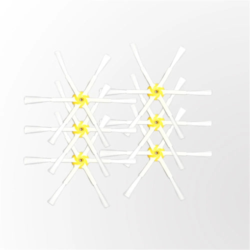6PCS Vacuum Cleaner Hexagon Brush Replacements for iRobot Roomba 5/6/7 Series Sweeping Robot - 1