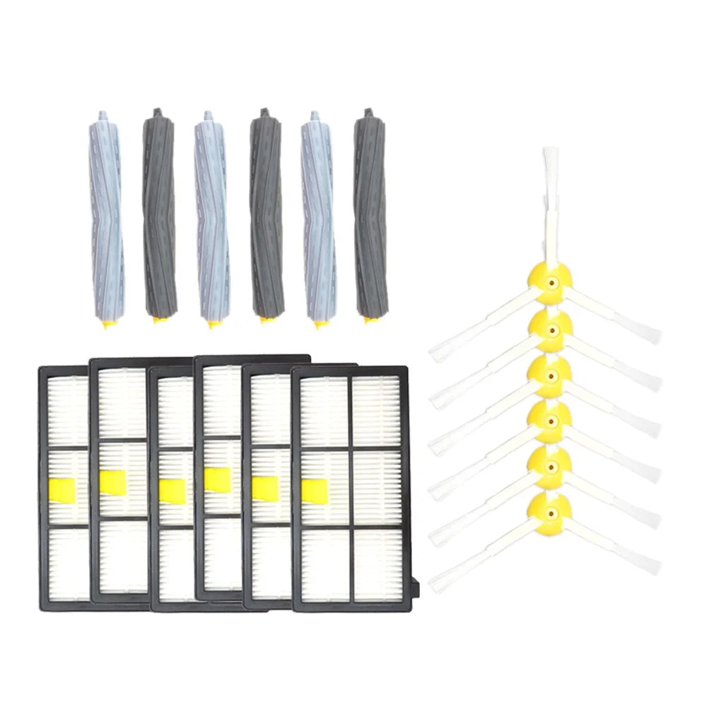 Vacuum Cleaner Triangle Brush Main Brush Filter Parts for iRobot Roomba 8 / 9 Series 870 880 900 Sweeping Robot - 1