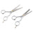 2Pcs/Set Professional Haircut Barber Scissor + Thinning Shear with Leather Package Bag - 1