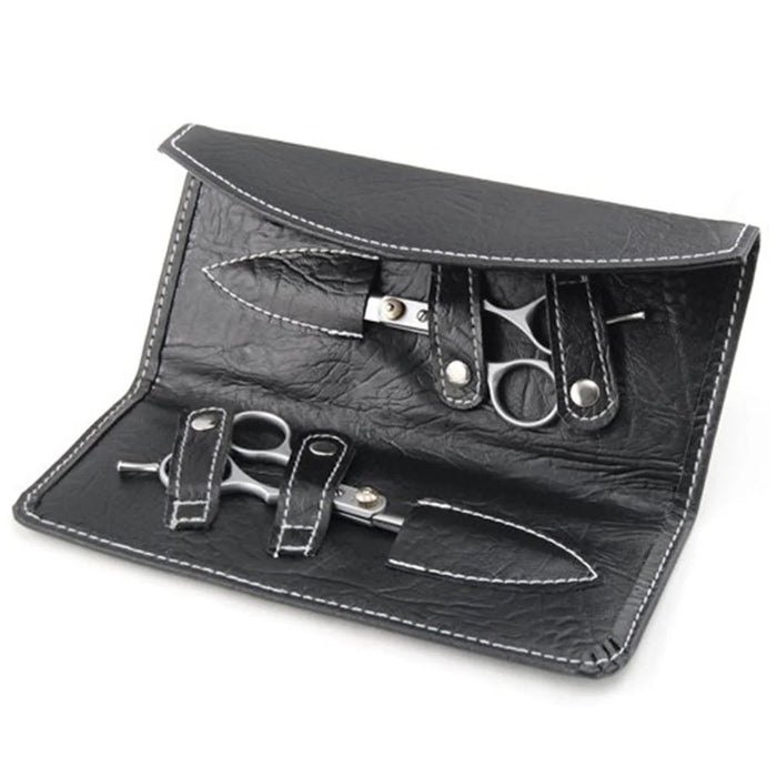 2Pcs/Set Professional Haircut Barber Scissor + Thinning Shear with Leather Package Bag - 3