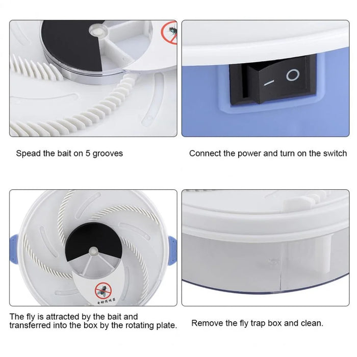 Electric Fly Trap Device with Trapping Food - EU Plug - 6