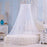 Summer Hanging Round Dome Canopy Princess Mosquito Net Bed Netting - White - 4