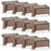 12PCS/Pack Solar Deck Lights Waterproof LED Solar Lamp for Outdoor Pathway Yard - 2