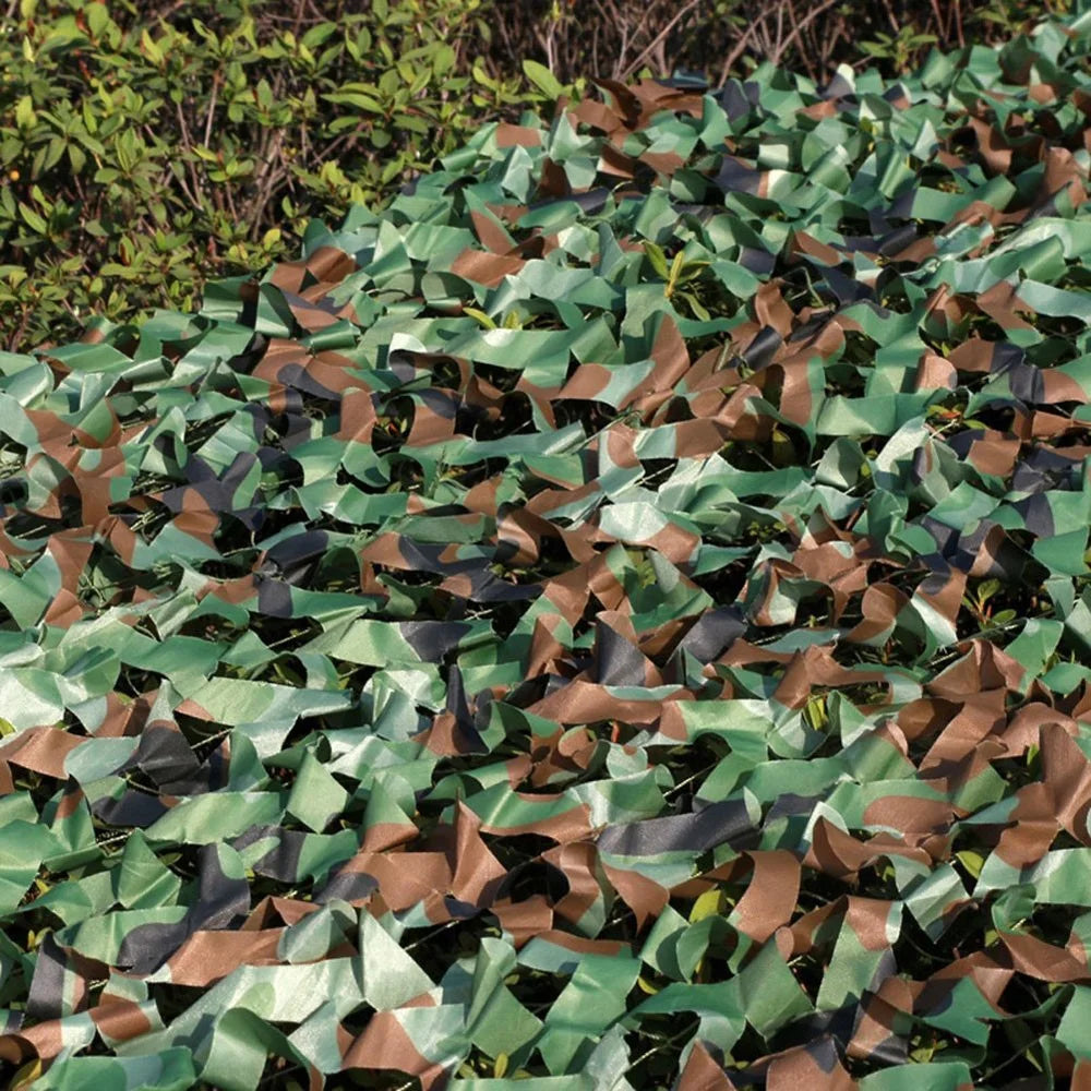 4m x 5m Jungle Cover Woodland Camouflage Camo Net for Camping Hunting Shooting - 3