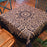 Square Cotton Linen Dining Table Cloth Cover 85 x 85cm - Henna Lotus - 2