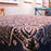 Square Cotton Linen Dining Table Cloth Cover 85 x 85cm - Henna Lotus - 4