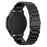 22mm Solid Stainless Steel Chain Watch Band for Samsung Galaxy Watch3 45mm - Black - 1