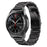 22mm Solid Stainless Steel Chain Watch Band for Samsung Galaxy Watch3 45mm - Black - 2