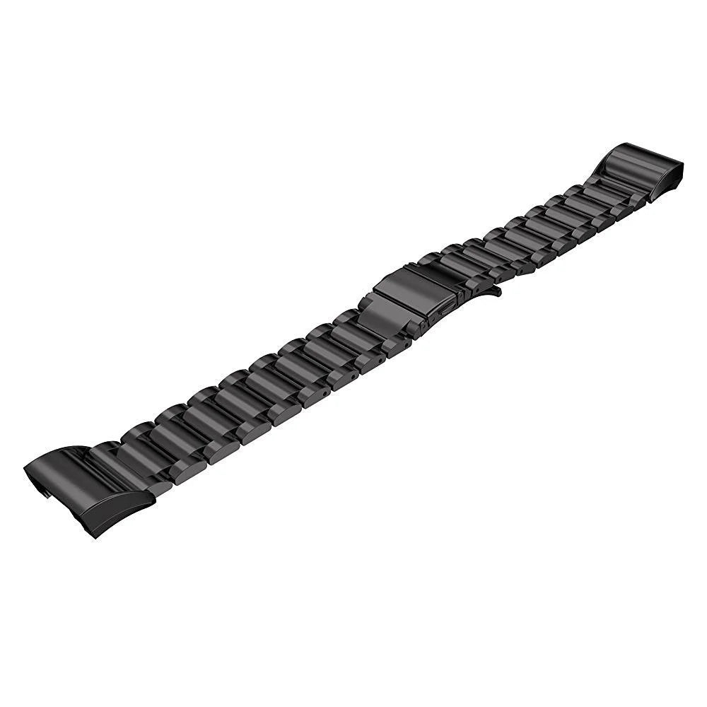 316L Stainless Steel Watch Band for Fitbit Charge 2 - Black - 4