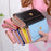 Women Lady Leather Crown Wallet Purse Clutch Holder Case Long Trifold Organizer - Black - 2