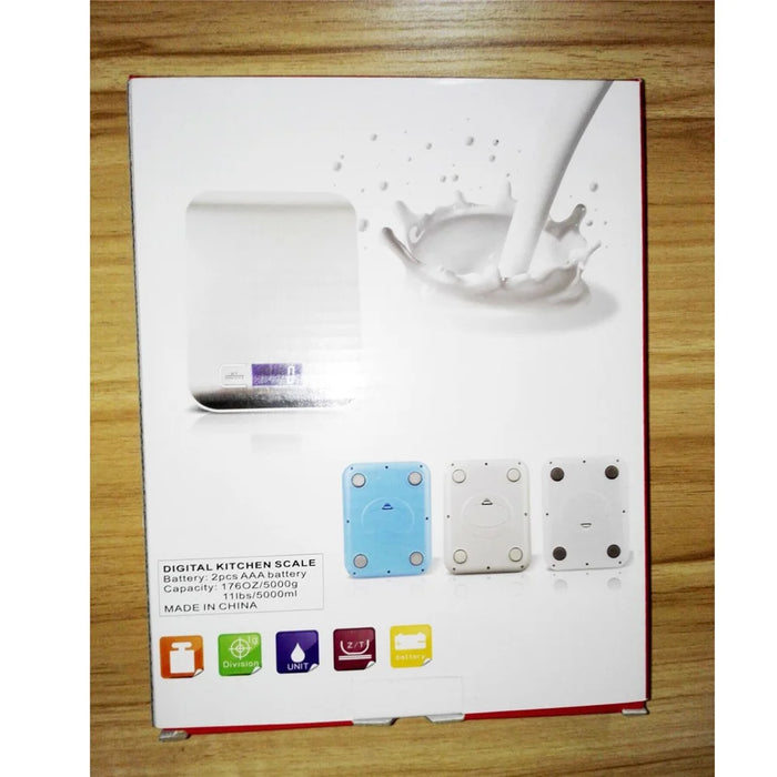5KG / 1G Digital Scale Electronic Kitchen Food Scale [Support OEM / ODM Service] - Silver - 5