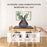 550ML Wood Grain Air Humidifier Vase Shape Mute Aroma Essential Oil Diffuser with Remote Control - Black / EU Plug - 3