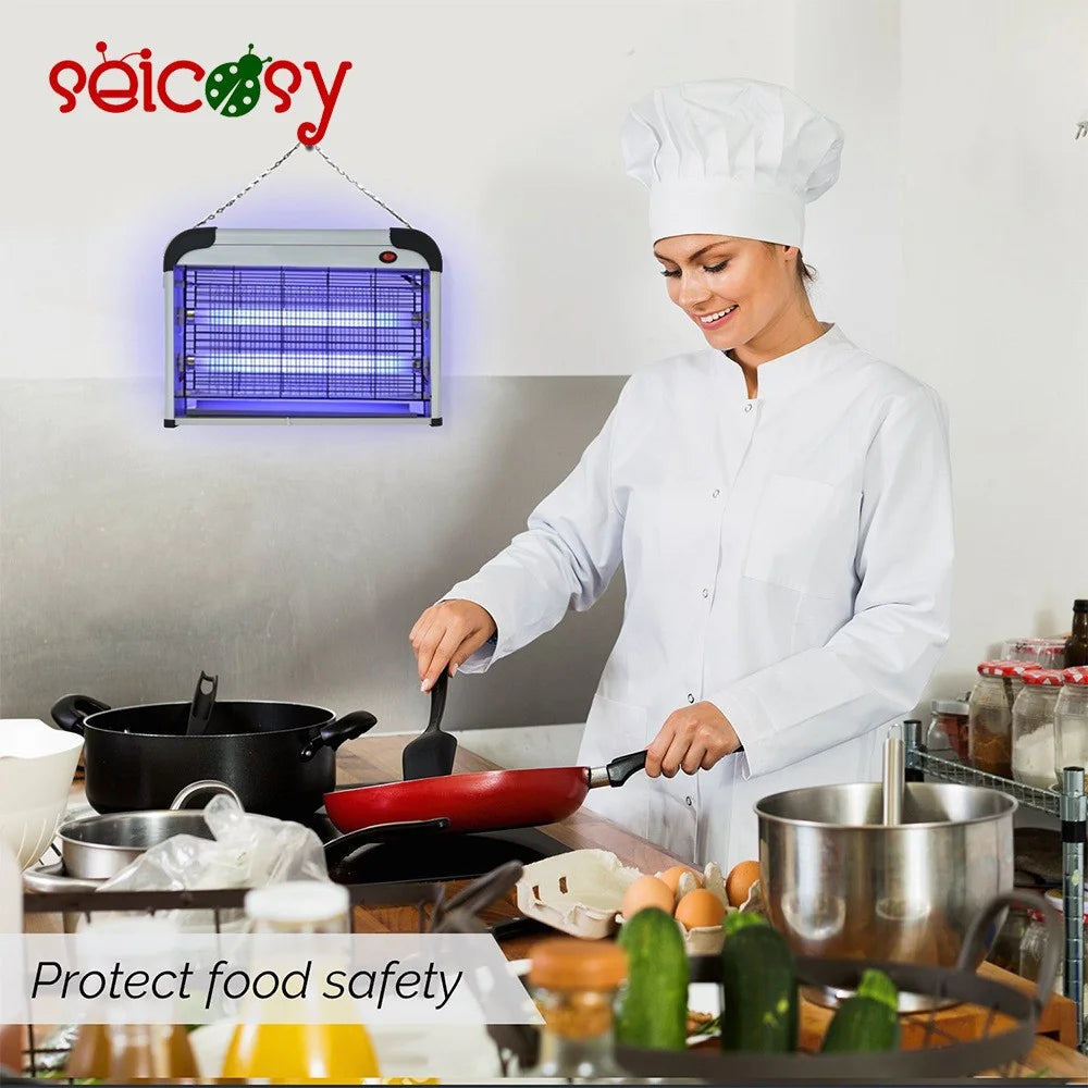 SK611 LED Photocatalyst Mosquito Killer Lamp 20W Household Mosquito Light Electronic Bug Zapper Mosquito Repellent Light - EU Plug - 5