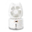 USB 3-in-1 Multi-function Colorful Night Light Desktop Humidifier Cooling Fan - White - 1
