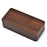 Voice Control Creative Wooden LED Alarm Clock with Temperature Display Table Clock - Coffee / Red LED Numbers - 3