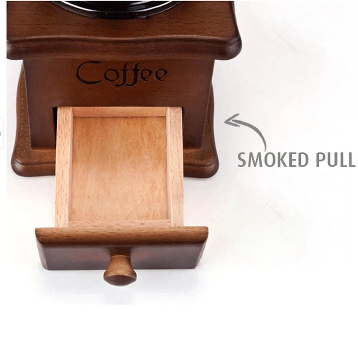 Hand Coffee Bean Grinder Manual Grinding Machine Coffee Grinder - Brown - 5