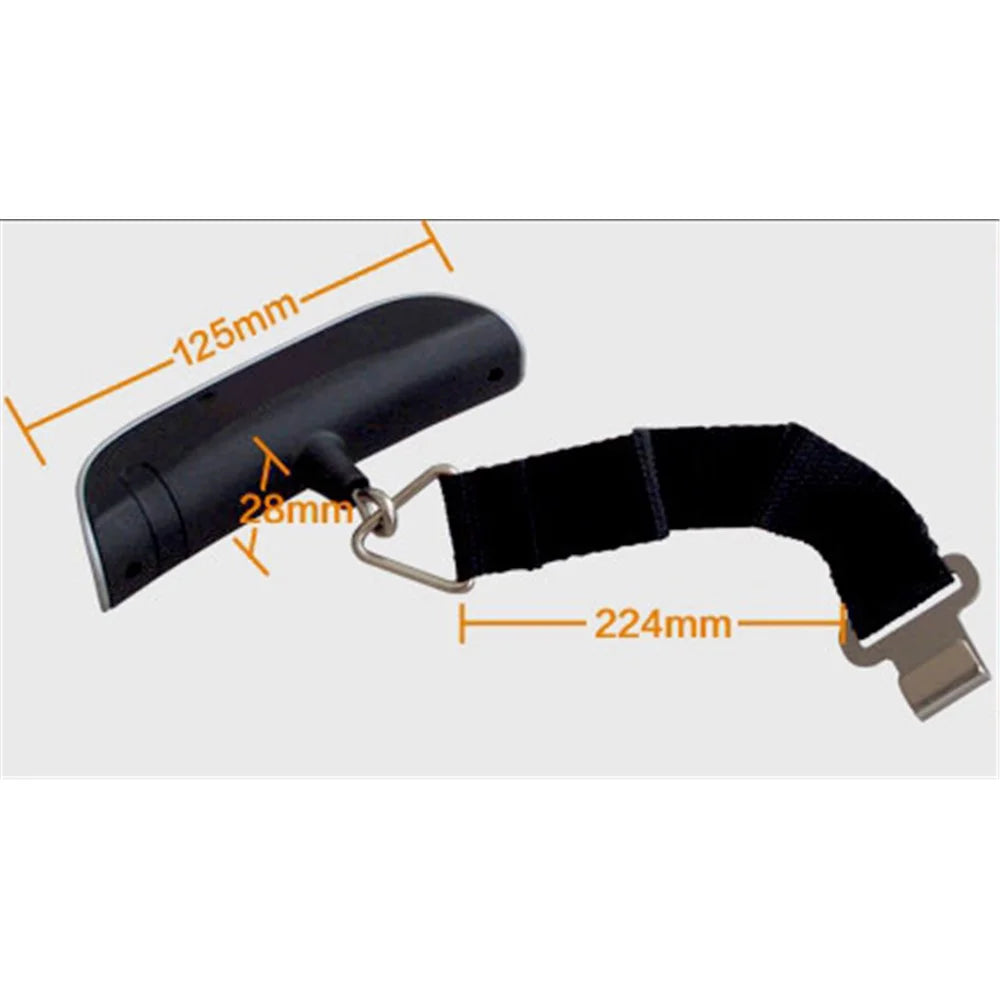 Electronic Balance Digital Luggage Hanging Scale with Backlit LCD Display Tare Function - 2