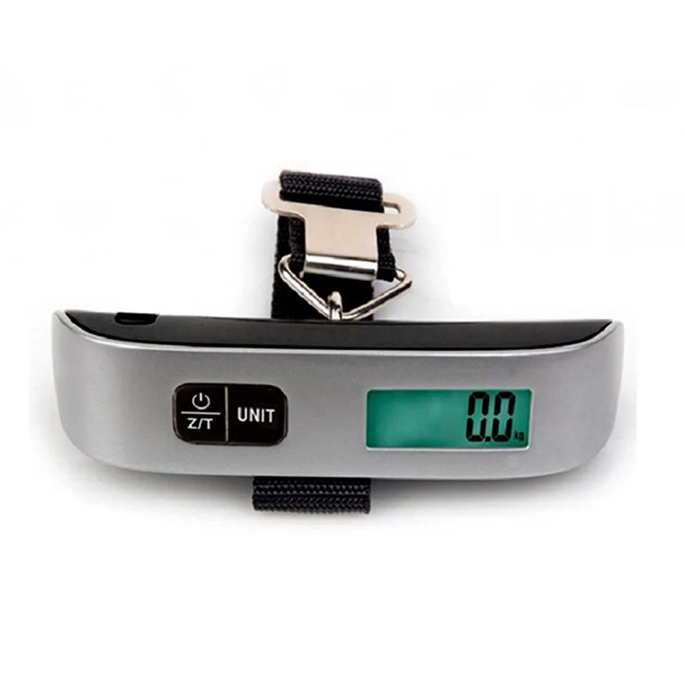 Electronic Balance Digital Luggage Hanging Scale with Backlit LCD Display Tare Function - 3