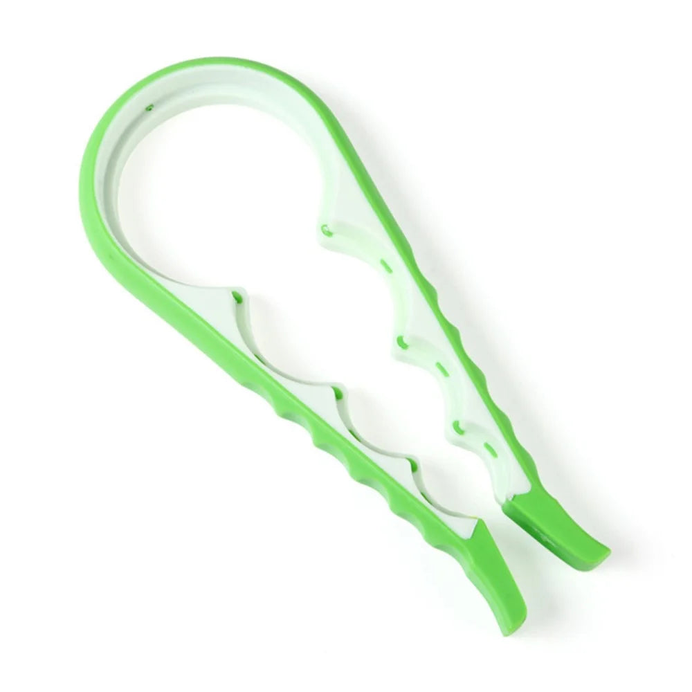 AT7585 4 in 1 Handy Bottle Opener Anti-slip Can Lid Screw Opener Kitchen Tool - Random Color - 4