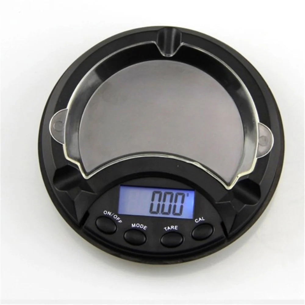 500g/0.01g Ashtray Shape Jewelry Digital Pocket Scale - 1