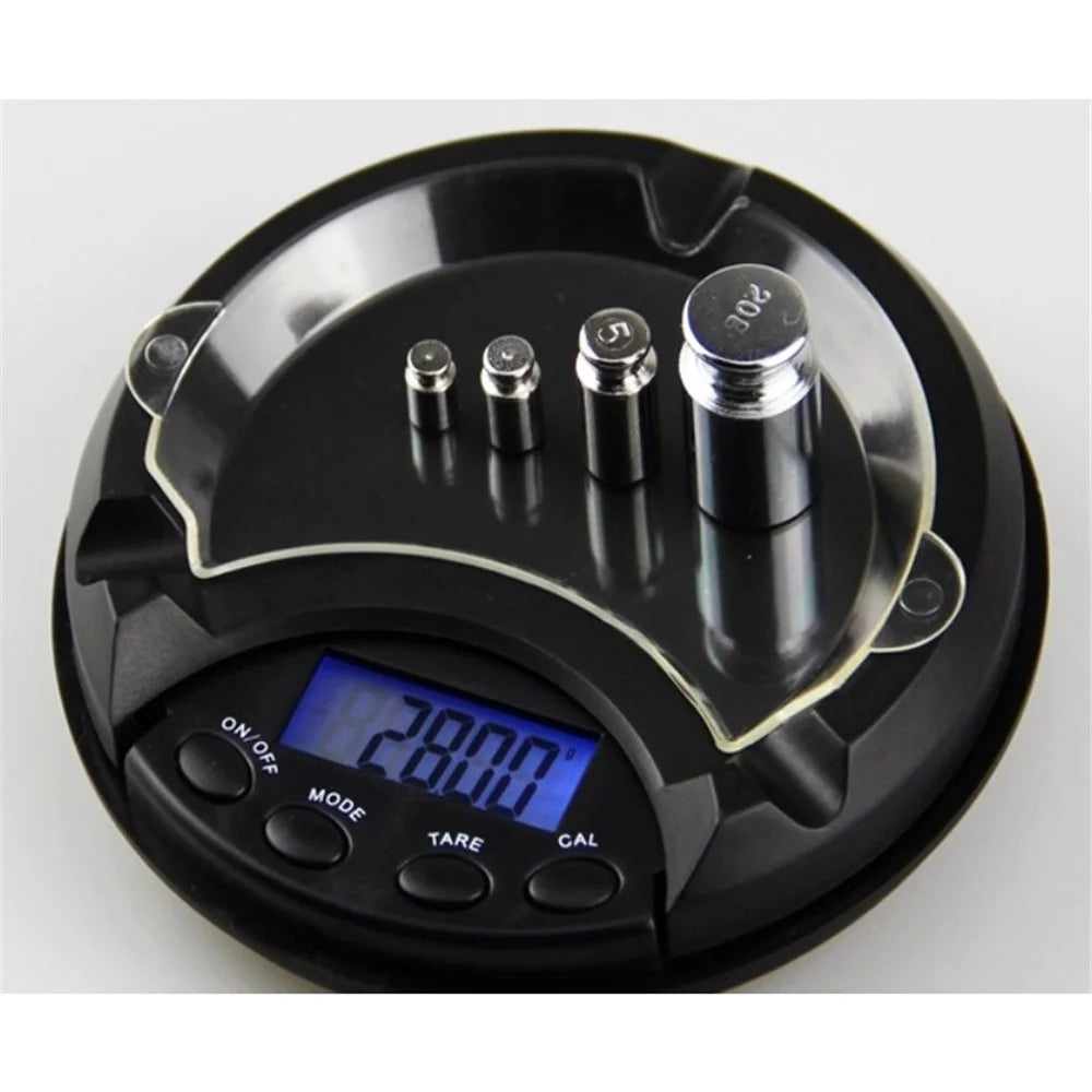 500g/0.01g Ashtray Shape Jewelry Digital Pocket Scale - 2