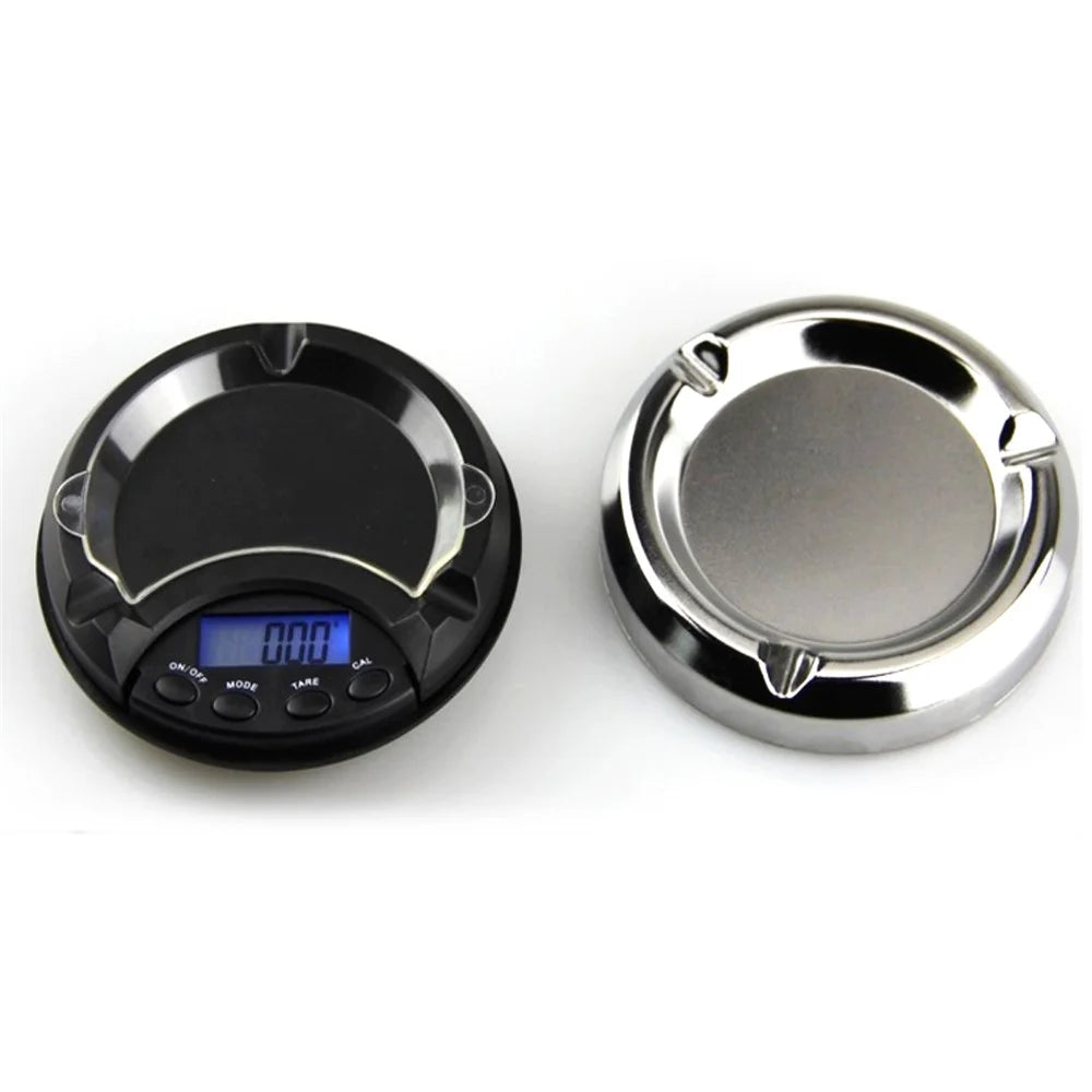 500g/0.01g Ashtray Shape Jewelry Digital Pocket Scale - 7