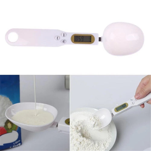 500G/0.1G Digital LCD Spoon Measuring Scale Electronic Food Weight Measure Scale - 1