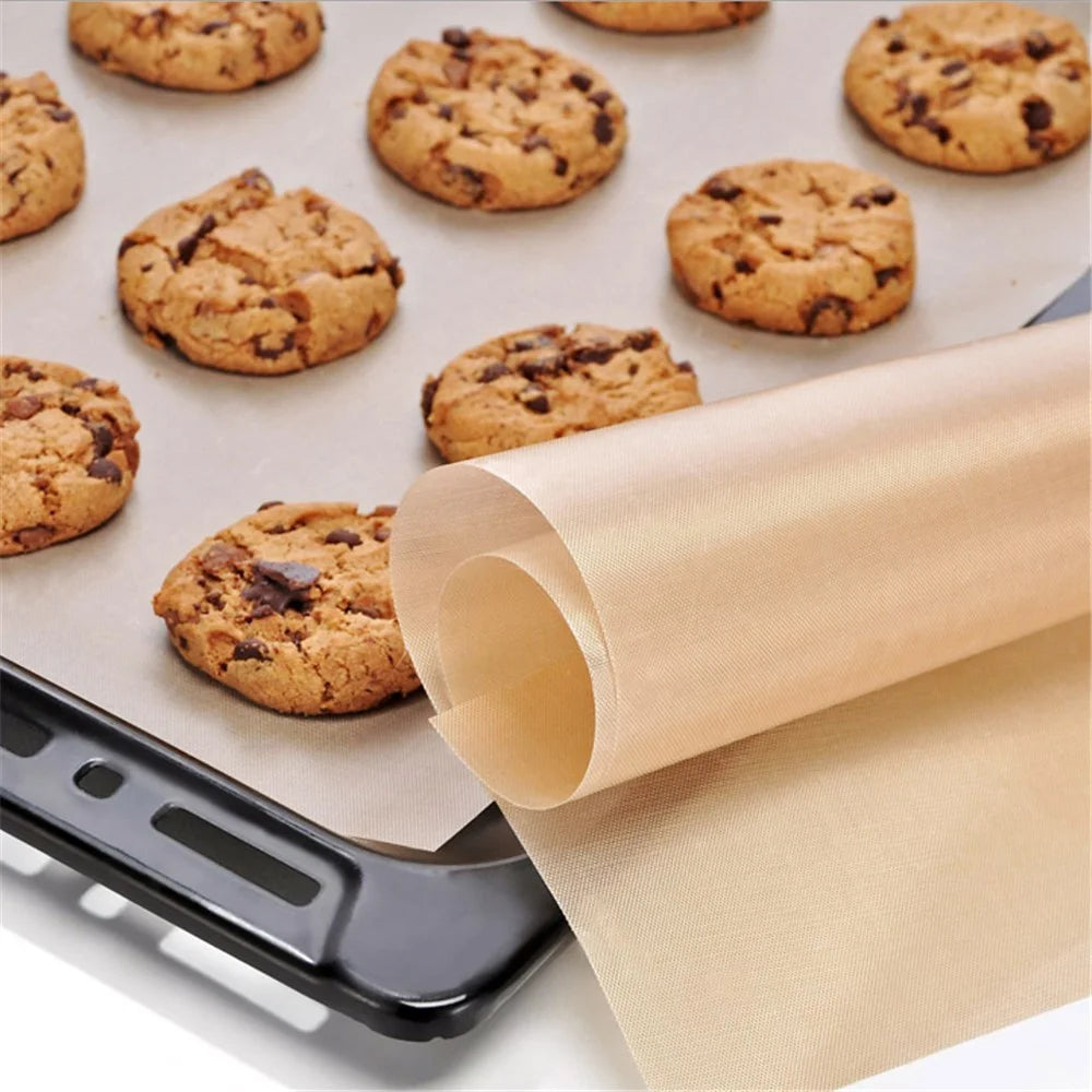 Non-stick Oil-proof Pastry Oven PTFE Baking Mat Washable with SGS & FDA Certification - 3