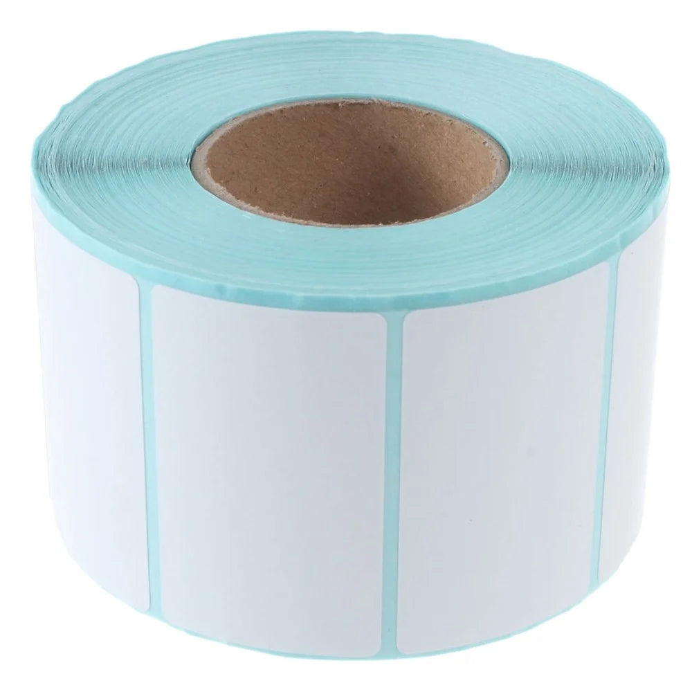 1000Pcs 50mm x 30mm Printing Label Barcode Number Thermal Paper Adhesive Sticker - 1