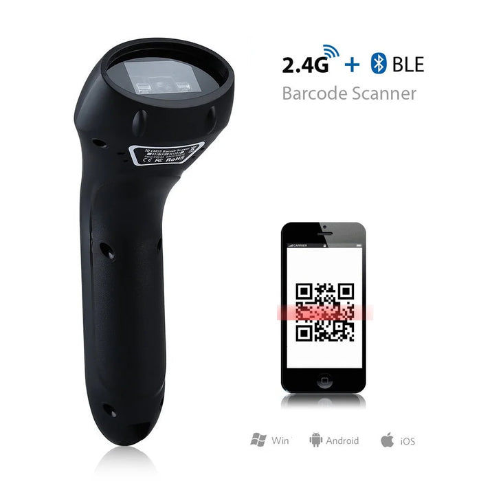 CILICO CT80 Wireless Bluetooth-compatible 1D 2D QR Barcode Scanner QR Bar Code Reader - 1