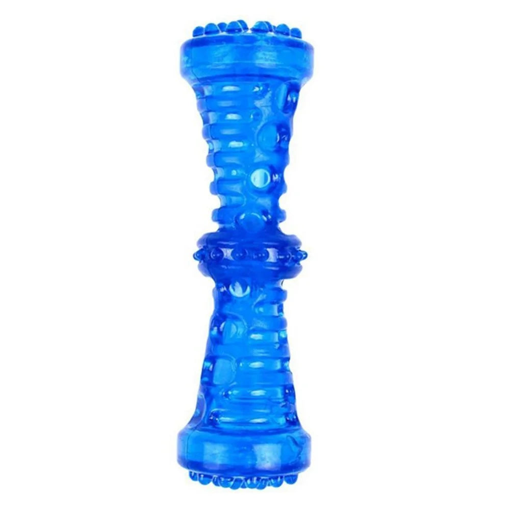 Durable TPR Molar Stick Teeth Cleaning Chew Toy Gift for Pet Dog,  Size: 18 x 5cm (Large) - Blue - 1