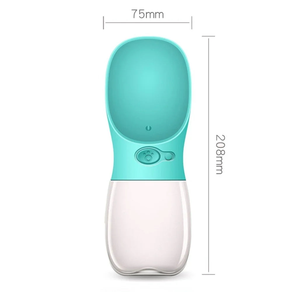 350ML Pet Feeding Water Bottle Leakproof Outdoor Travel Dog Drinking Water Bottle - Blue - 5