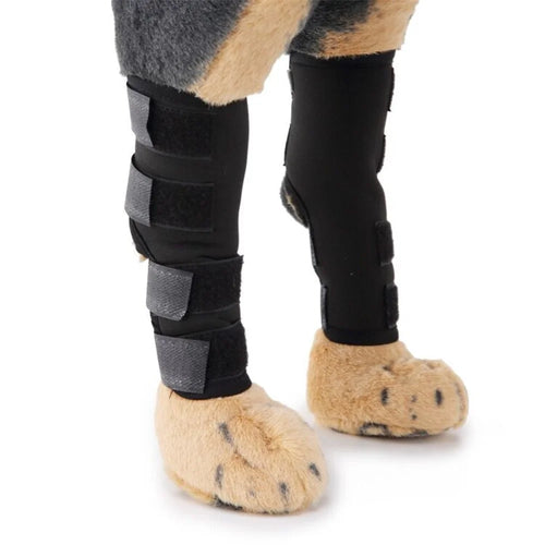 Pet Knee Wrap Dog Hind Leg Hock Joint Support for Injury Recover Dog Gift - Size: M - 1