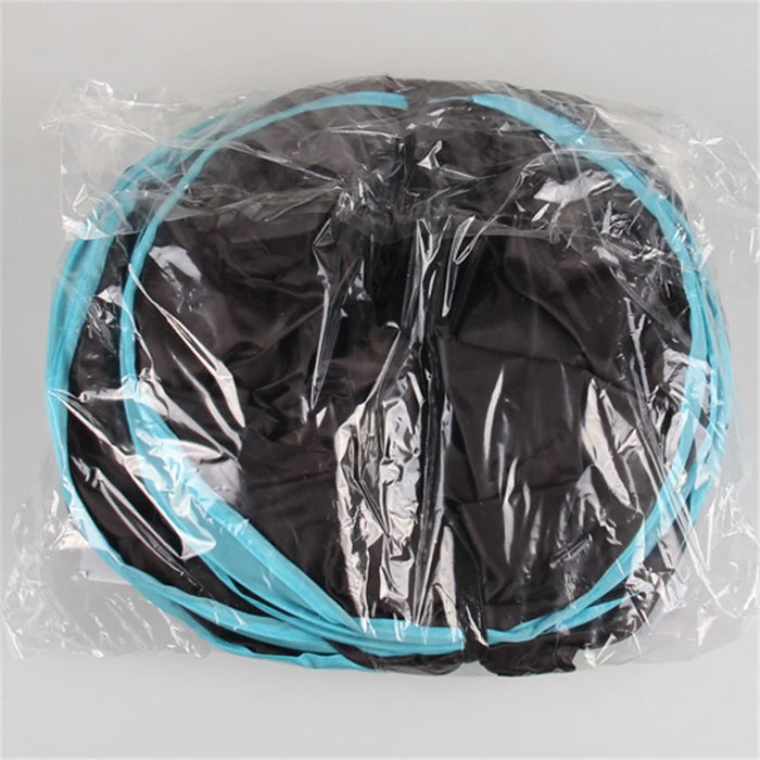 3 Channels Folding Pet Dog Toy Tunnel Roll Puppy Cat Sleeping Tents Bed with Bell Ball - 7