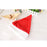 6Pcs Plush Christmas Halloween Costume Santa Claus Hat Comfort Liner Classic Santa Hat for Christmas New Year Party - for Adults - 3
