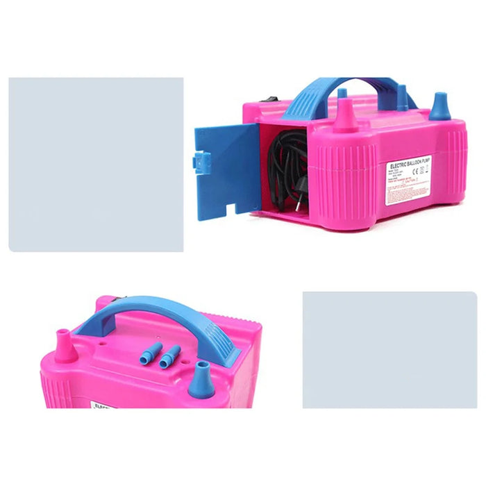 Party Accessory Electric Air Pump Balloons Inflator with Double Hole Air Compressor - EU Plug/Style B - 6
