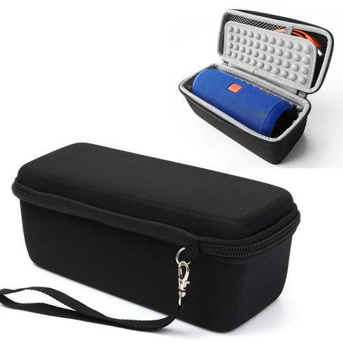 Portable Carrying Case Storage Bag for JBL Flip 1 2 3 4 Bluetooth-compatible Speaker - Black - 1