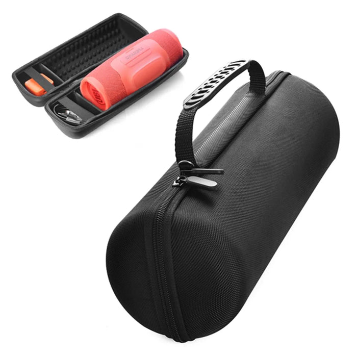 Portable Nylon Bag Shockproof Bluetooth-compatible Speaker Protection Bag for JBL Charge 4 - Black - 1