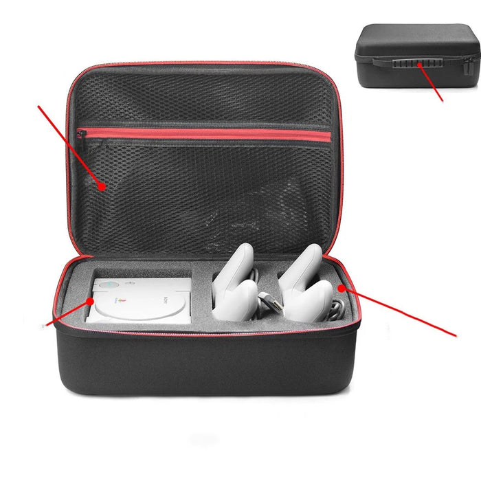 9 inch Large Capacity Portable Nylon Storage Bag for Mini PS Playstation Classic - 5
